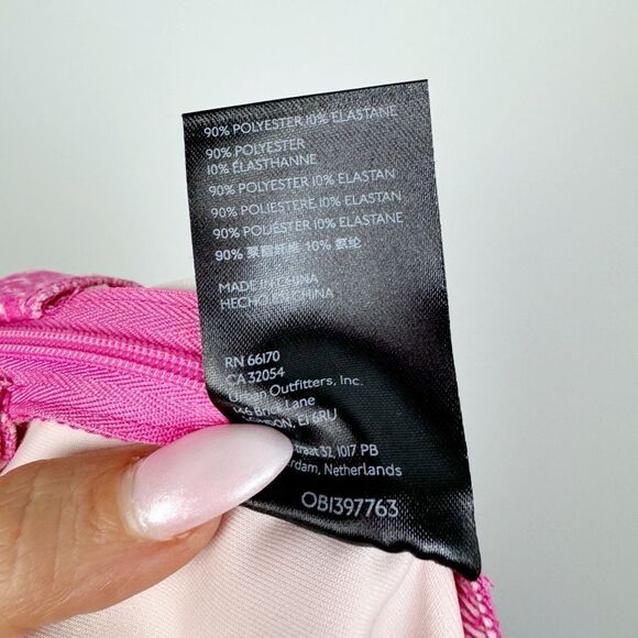 URBAN OUTFITTERS | NEW Vivica Soft Faux Suede Pink Snake Print Women’s Size 4 - Picture 12 of 12